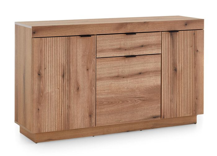 Kommodenserie, 3-t&uuml;rig, mit Schublade EICHE