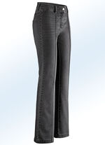 Jeans in angesagter Boot Cut-Form SCHWARZ