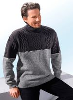 Aussergew&ouml;hnlicher Rollkragenpullover 