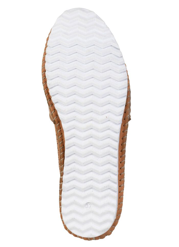 Andrea Conti, sommerliche Damen-Slipper, Weite G, mit herausnehmbarem Fussbett 