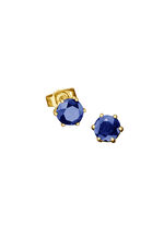Ohrstecker mit Safir 