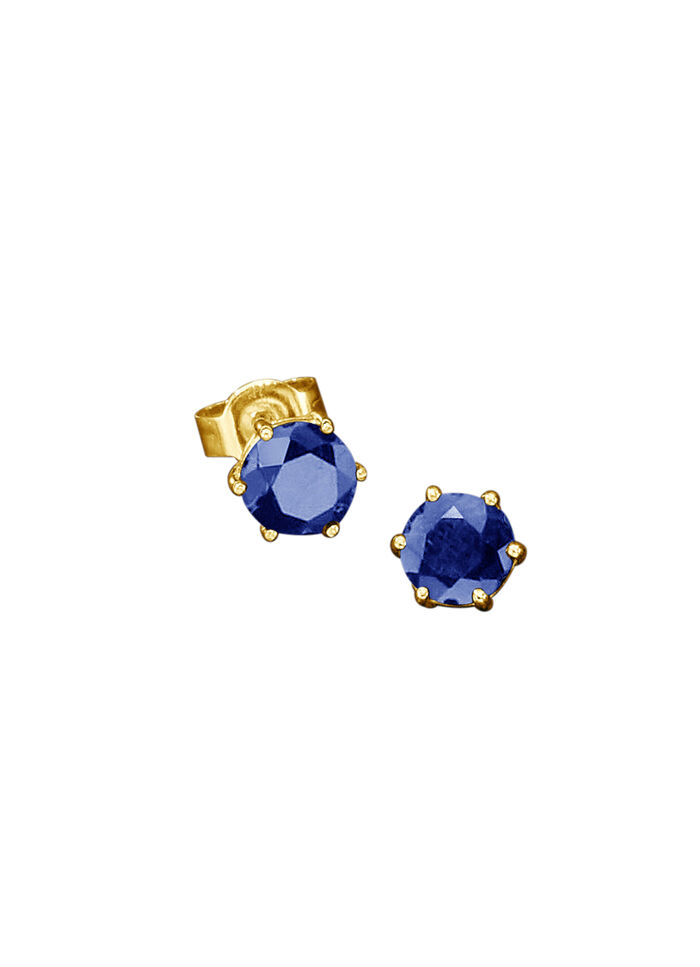 Ohrstecker mit Safir 