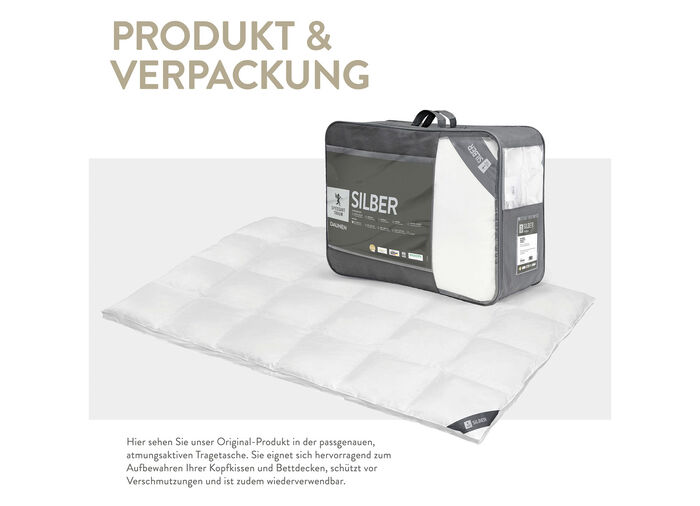 Fantastisches, mit grösster Sorgfalt in Deutschland hergestelltes Daunenprogramm aus dem Hause Spessarttraum 