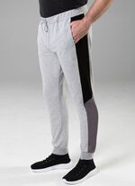 Freizeithose in 3 Farben GRAU MELIERT