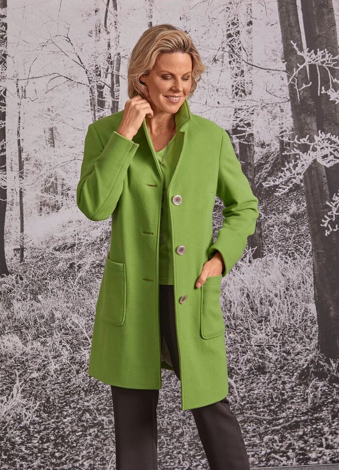 Kurzmantel mit Reverskragen 