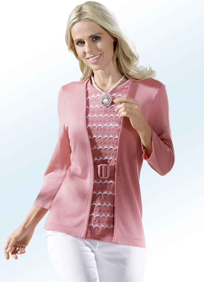 Pullover in Twinset-Optik 