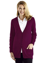 Strickjacke mit Modal  BEERE