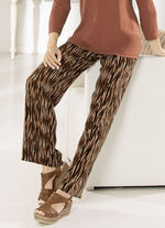 Hose in dezenter Streifendessinierung 