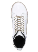 Gemini Stiefelette mit zwei Reissverschlüsse WEISS