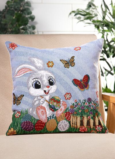 Kissenbezug mit Reissverschluss 