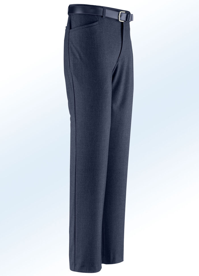 «Klaus-Modelle»-Hose mit Gürtel in 5 Farben MARINE