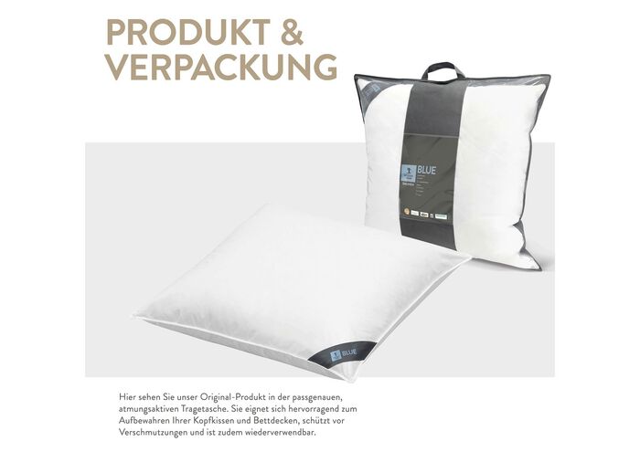 Fantastisches, mit gr&ouml;sster Sorgfalt in Deutschland hergestelltes Daunenprogramm aus dem Hause Spessarttraum 