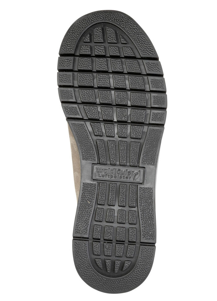 Waldläufer, bequeme Damen-Sneaker, Weite H, mit herausnehmbarem Fussbett TAUPE-BUNT