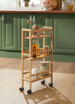 Haushalts-Rollwagen aus Bambus 