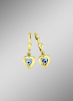 Ohrringe Magisches Auge mit Glassteinen 