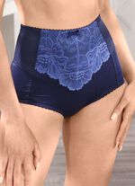 Miederhose mit Elastikspitzenbesatz im Vorderteil 