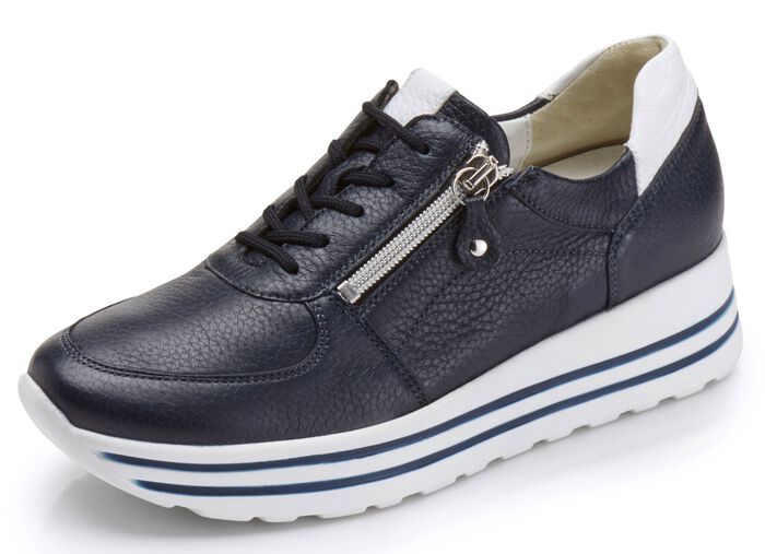 Waldl&auml;ufer, bequeme Damen-Sneaker, Weite H, mit herausnehmbarem Fussbett 