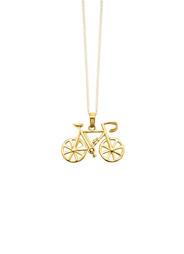 Fahrrad-Anh&auml;nger aus Gold  