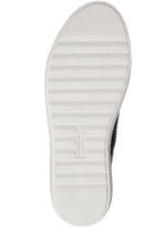 Waldläufer Schnürschuh aus glänzend bedrucktem Nubukleder SCHWARZ-BRONZE