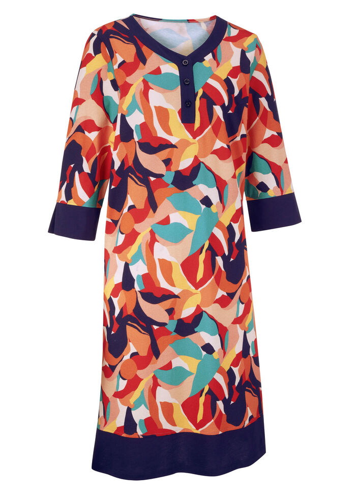 Nachthemd, k&uuml;rzer geschnitten und 3/4-lange &Auml;rmel 