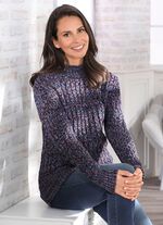Pullover in aufwendiger Melange-Optik MARINE-MULTICOLOR