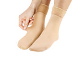 Thermo-Fleece Strümpfe, 3er Set BEIGE