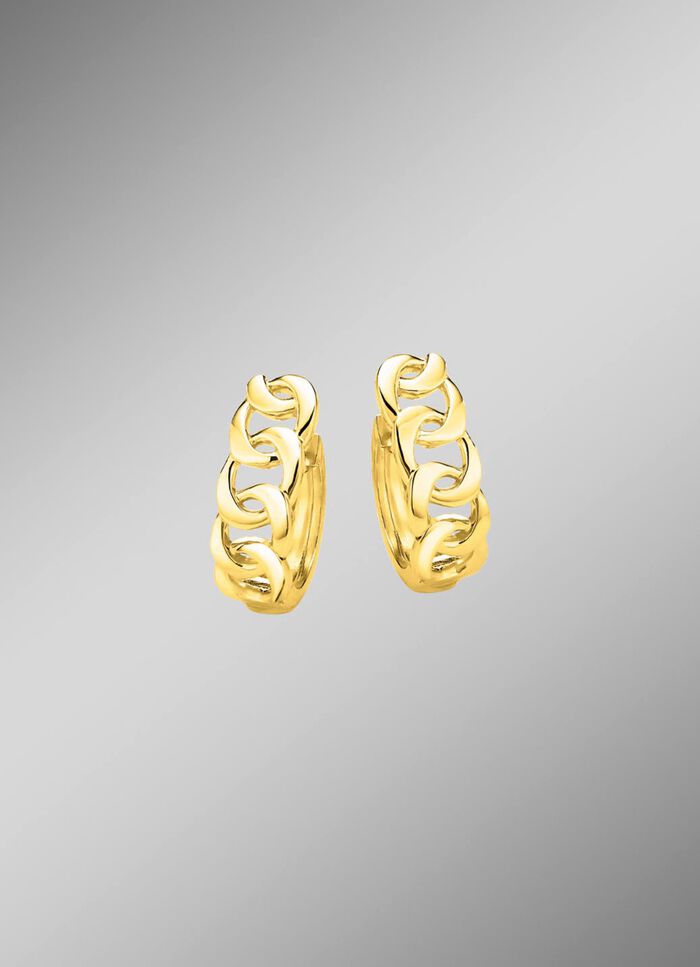 Moderne Creolen mit Klappverschluss 