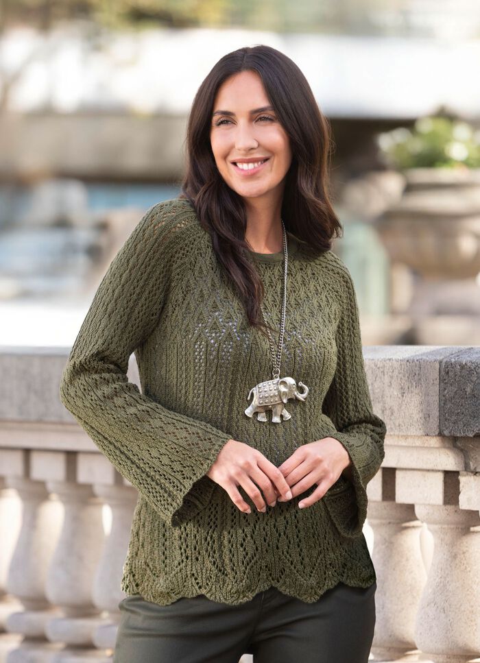 Pullover in tollem Mustermix 