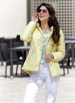 Jacke mit abnehmbarer Kapuze VANILLE