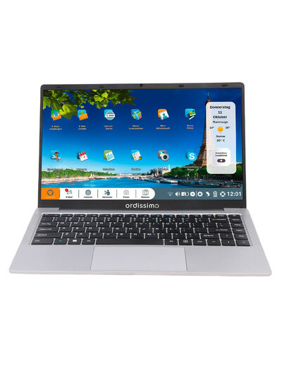 Notebook inklusive Benutzerhandbuch mit Bildern 