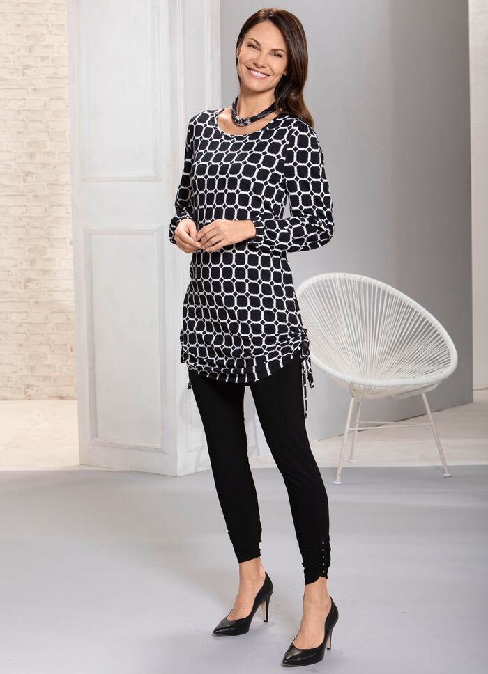 Einzigartiges Longshirt mit Seitenschlitzen 