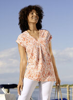 Shirt mit &uuml;berschnittener Schulterpartie 