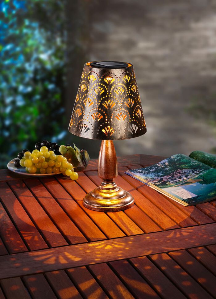 Aussergew&ouml;hnlich sch&ouml;ne Solar-Tischleuchte 