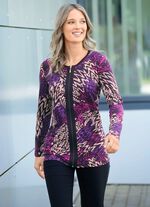 Shirtjacke mit praktischem Reissverschluss 