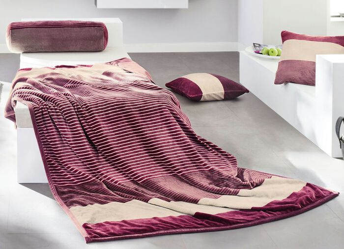 Wende-Wohnaccessoires in kuschelig weicher Qualit&auml;t BEERE