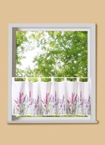 Dekorativer Kurzstore mit Schmetterlingswiesenmotiv 