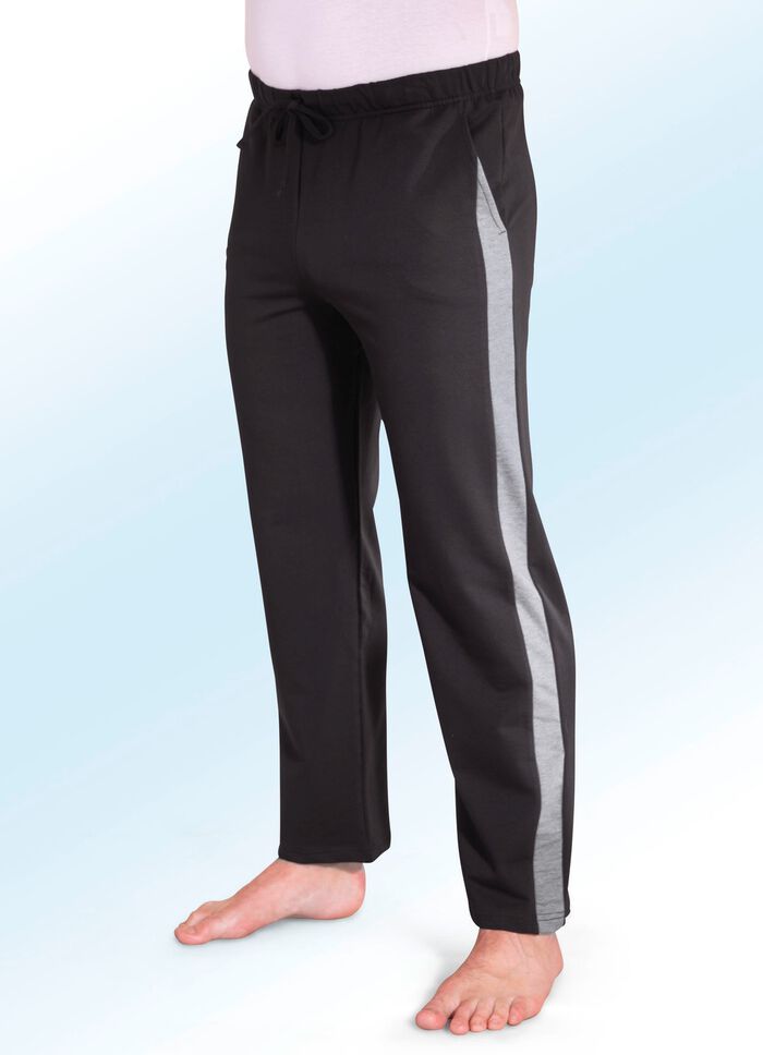 Sportive Hose in 4 Farben SCHWARZ