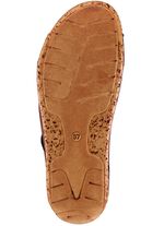 Gemini Sandale aus weichem Leder COGNAC