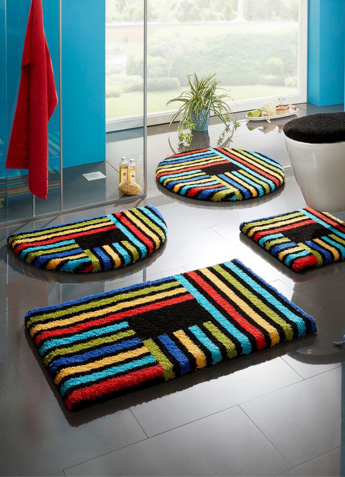 Badvorleger mit rutschhemmender Rückseite von Grund BUNT