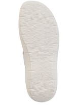 Pantolette mit gl&auml;nzendem Schmuck WEISS