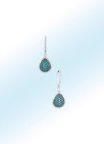 Creolen mit 94 weissen und 84 blauen Brillanten