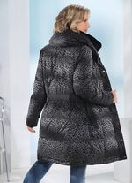 Kurzmantel mit Stretchg&uuml;rtel 