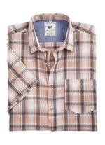 Kariertes Hemd von &laquo;Milano Italy&raquo; in 3 Farben 