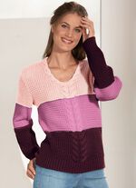 Pullover in Color-Blocking 