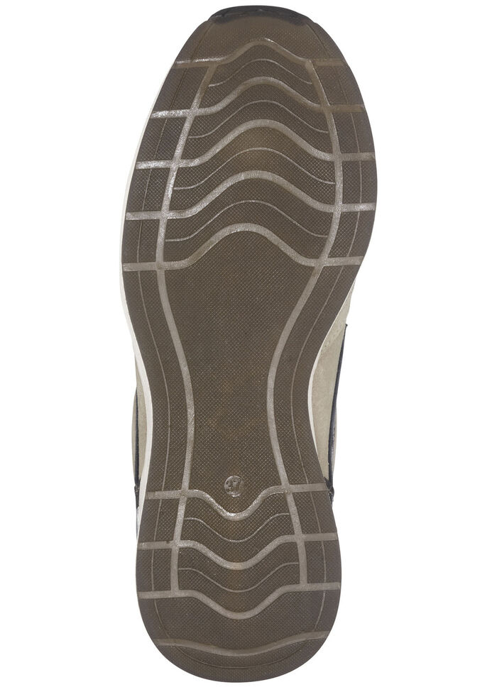 Slipper aus Rind-Veloursleder BEIGE