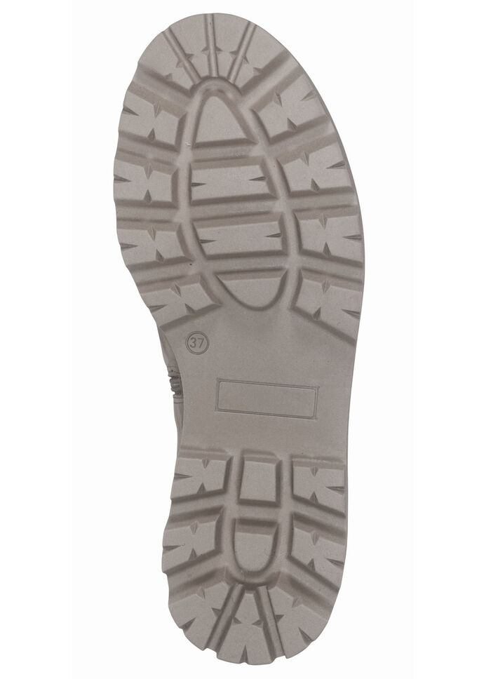 Trendige Stiefelette mit kuscheligem Lammfellfutter BEIGE