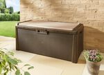 Gartenbox Santorini in elegantem Rattan-Design 