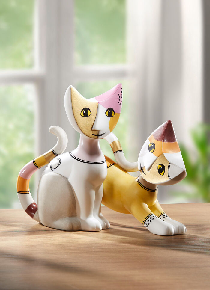 Katzenpaar von der Künstlerin Rosina Wachtmeister 