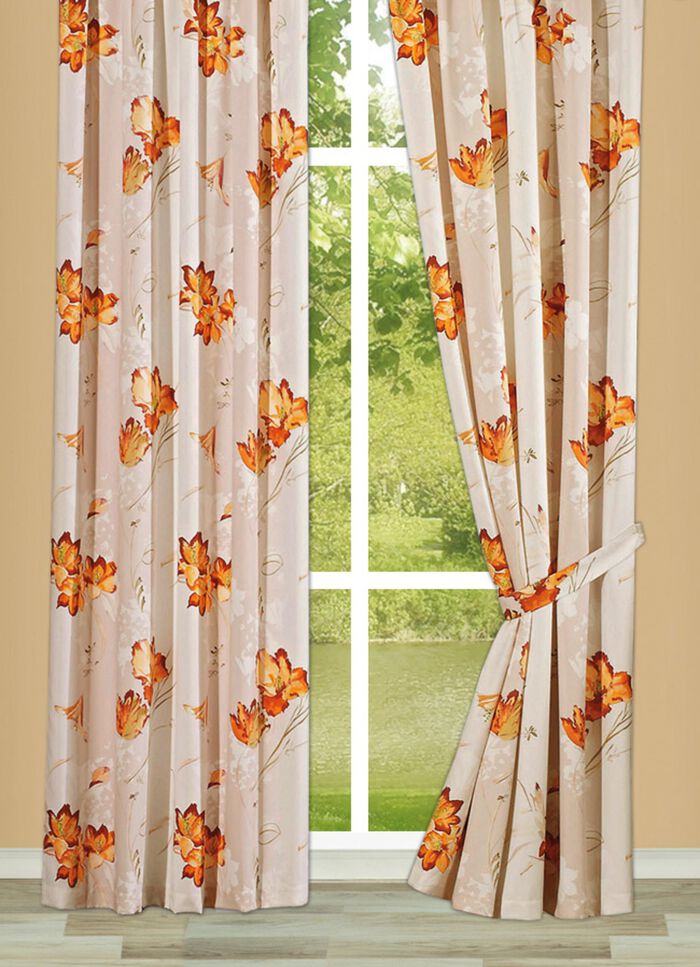 &Uuml;bergardinen-Garnitur mit Universalschienenband TERRA