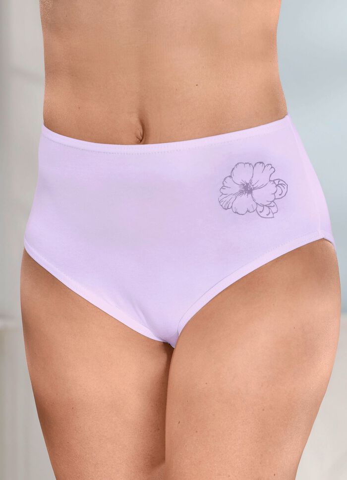 Sechserpack Slips mit Gummizug im Bund 